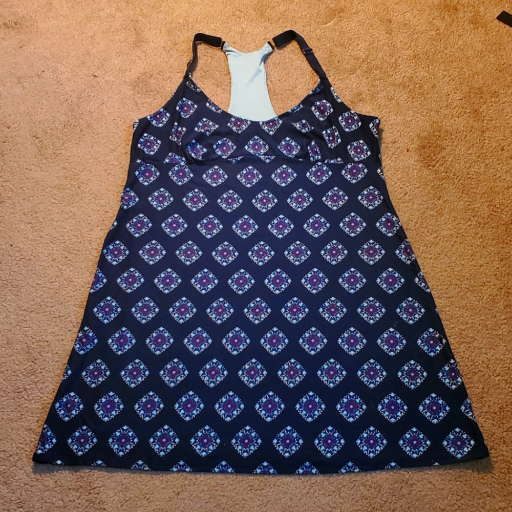 Patterned Halter Top Nightgown